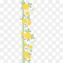 黄色小花朵