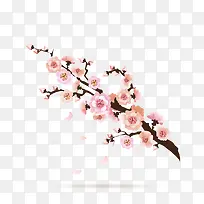 樱花 花纹 淡粉色