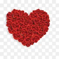 情人节爱心红色玫瑰
