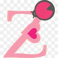 粉色字母Z