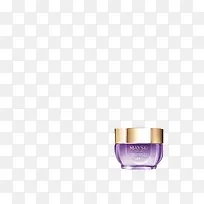 紫色玻璃瓶护肤品面霜电商