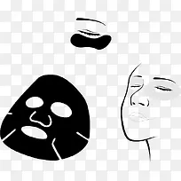 面膜矢量