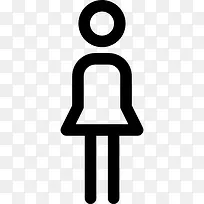 女人的裙子图标