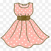 可爱粉色裙子