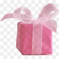 粉色丝带礼物包装精致