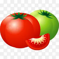 卡通水果西红柿