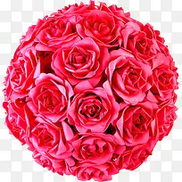 红色鲜花花束节日