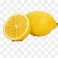 黄色新鲜柠檬水果营养