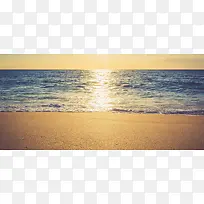 阳光大海沙滩背景