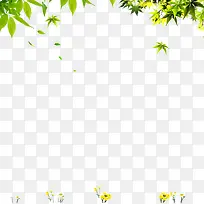 绿色现代节日装饰