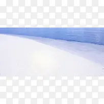 蓝色海边沙滩高清摄影