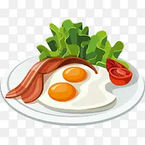 早餐美食鸡蛋煎蛋