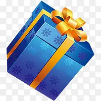 蓝色礼品礼物包装盒