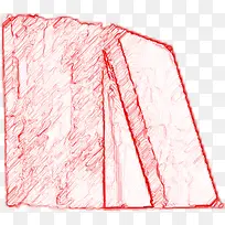 创意卡通教师节绘画书本