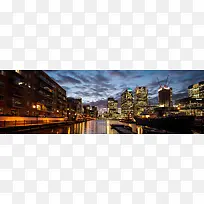 炫酷都市风云海报背景