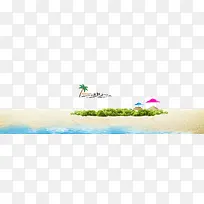 沙滩海水
