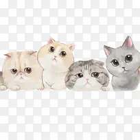 手绘猫咪