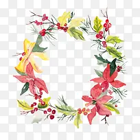 唯美花环