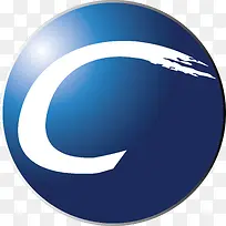 互联网企业蓝色logo图