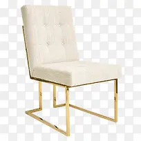 白色沙发简约金色设计