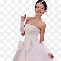 新娘白纱婚礼钻石