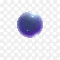 紫色球png素材