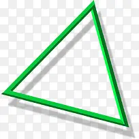 绿色三角