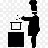 厨师烹饪图标