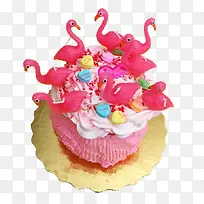 火烈鸟生日蛋糕
