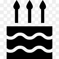 生日蛋糕图标