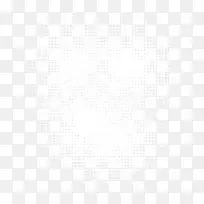 手绘白色创意形状