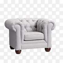 沙发素材手绘沙发 白色沙发椅