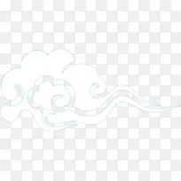 中国风祥云线条