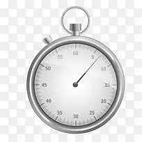 灰色质感秒表计时器