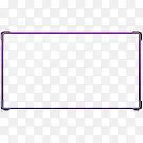 紫色发光边框