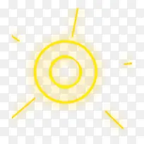 发光太阳圆环