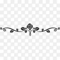 玫瑰花边花纹底纹