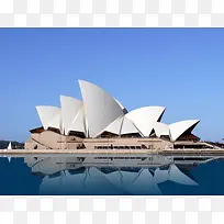 悉尼大剧院倒影外国建筑物