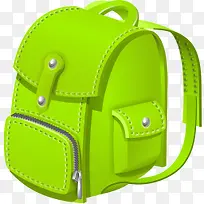 绿色旅行书包
