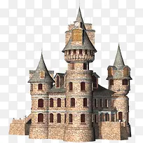 古堡建筑物图片