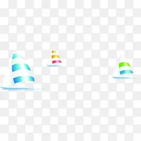 创意合成手绘渐变质感帆船效果