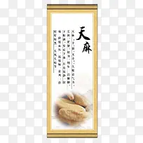 中医养生药材天麻