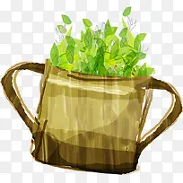茶叶主题插画风格