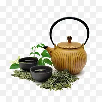 茶壶 茶叶