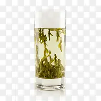 绿色茶叶浓郁茶水