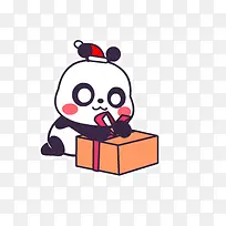 收礼物的小熊