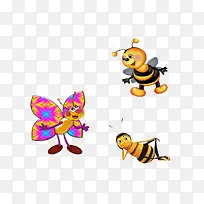 卡通形象可爱的小蜜蜂