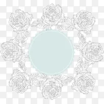 矢量复古花纹