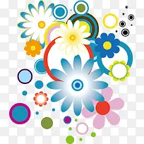 矢量可爱花纹