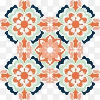 古典花纹花纹插画背景